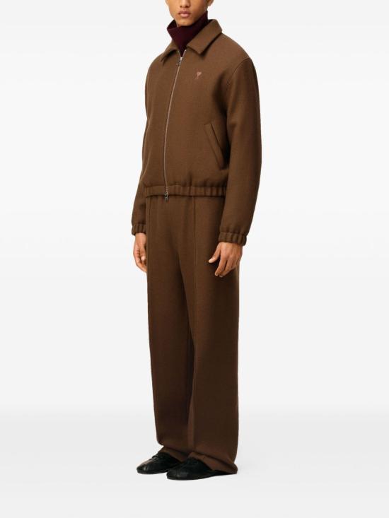 25FW 아미 가죽 자켓 HJK830WV0078216 BROWN DOM - AMI