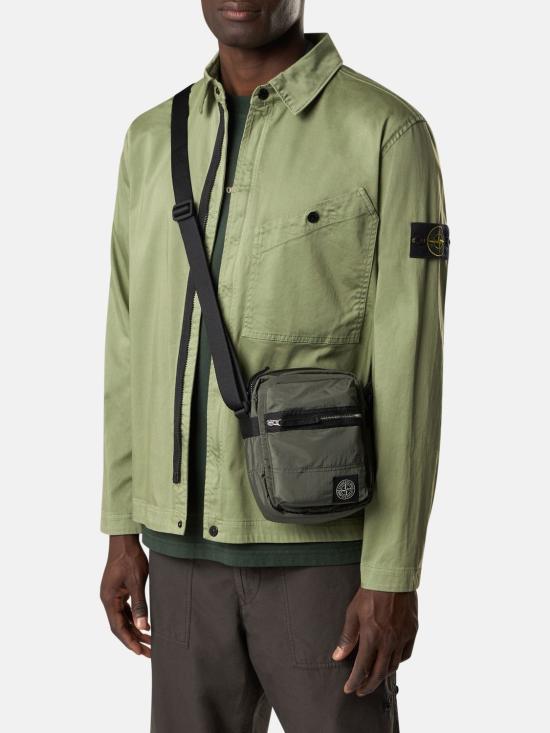 25FW 스톤 아일랜드 코티드 나일론 에코닐 사코슈 크로스백 K2S159200015S0251V0059 MUSK DOM - STONE ISLAND