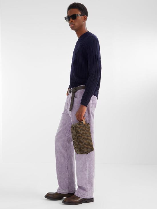 25FW 펜디 FF 자카드 토일레트리 케이스 파우치 7N0141ALWKF1HRM DOM - FENDI