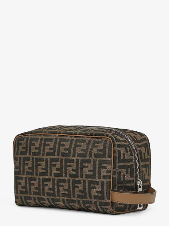 25FW 펜디 FF 자카드 토일레트리 케이스 파우치 7N0141ALWKF1HRM DOM - FENDI