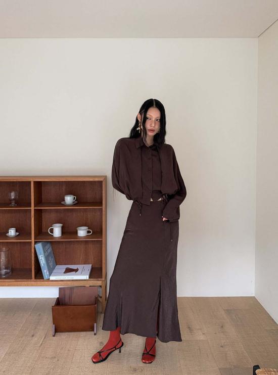  더 엔케이씨 스토어 롱 스커트 Nkc 스토어 스테파니 2피스 스커트 세트 - The NKC Store