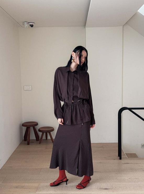  더 엔케이씨 스토어 롱 스커트 Nkc 스토어 스테파니 2피스 스커트 세트 - The NKC Store