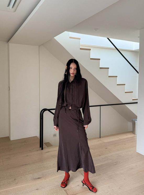  더 엔케이씨 스토어 롱 스커트 Nkc 스토어 스테파니 2피스 스커트 세트