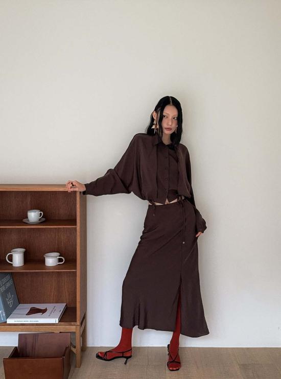  더 엔케이씨 스토어 롱 스커트 Nkc 스토어 스테파니 2피스 스커트 세트 - The NKC Store