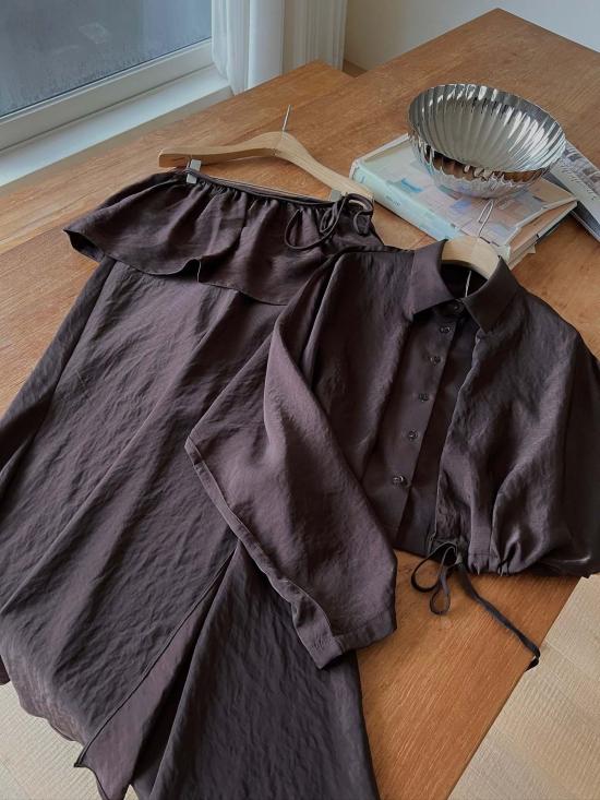  더 엔케이씨 스토어 롱 스커트 Nkc 스토어 스테파니 2피스 스커트 세트 - The NKC Store