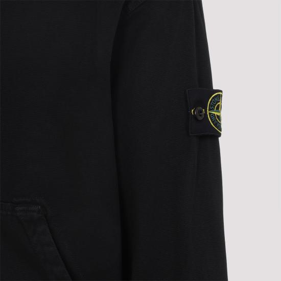 25FW 스톤 아일랜드 후드 티셔츠 K2S156100017S0184V0129 BLACK DOM - STONE ISLAND