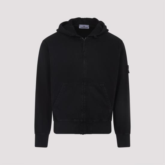 25FW 스톤 아일랜드 후드 티셔츠 K2S156100017S0184V0129 BLACK DOM - STONE ISLAND