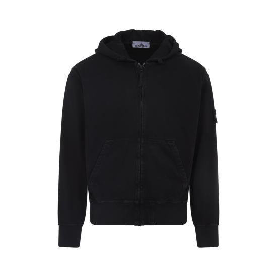 25FW 스톤 아일랜드 후드 티셔츠 K2S156100017S0184V0129 BLACK DOM - STONE ISLAND