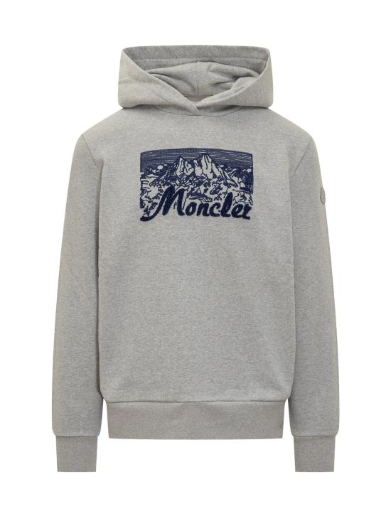 25FW 몽클레어 긴팔 티셔츠 K20918G00017899V4 986 GRIGIO