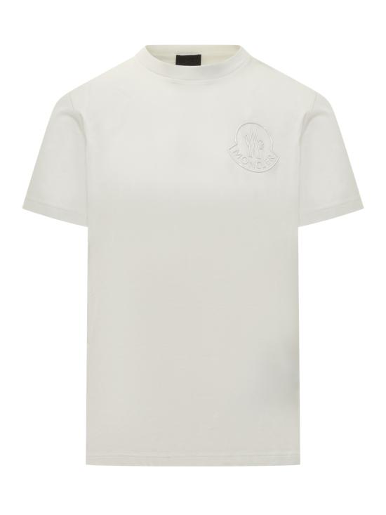 25FW 몽클레어 반팔 티셔츠 K20918C0002689AYW 031 BIANCO