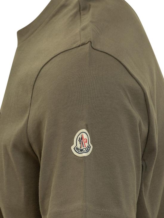 25FW 몽클레어 반팔 티셔츠 K20918C0002489AYY 823 MARRONE - MONCLER