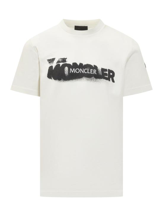 25FW 몽클레어 반팔 티셔츠 K20918C0001089AUG 031 BIANCO