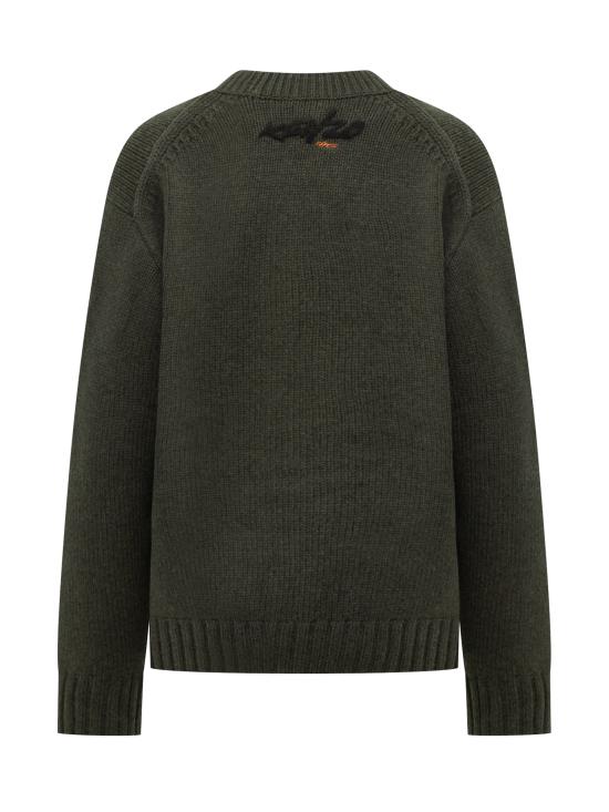 25FW 겐조 스웨터 FF65PU7413CK 50 KHAKI - KENZO