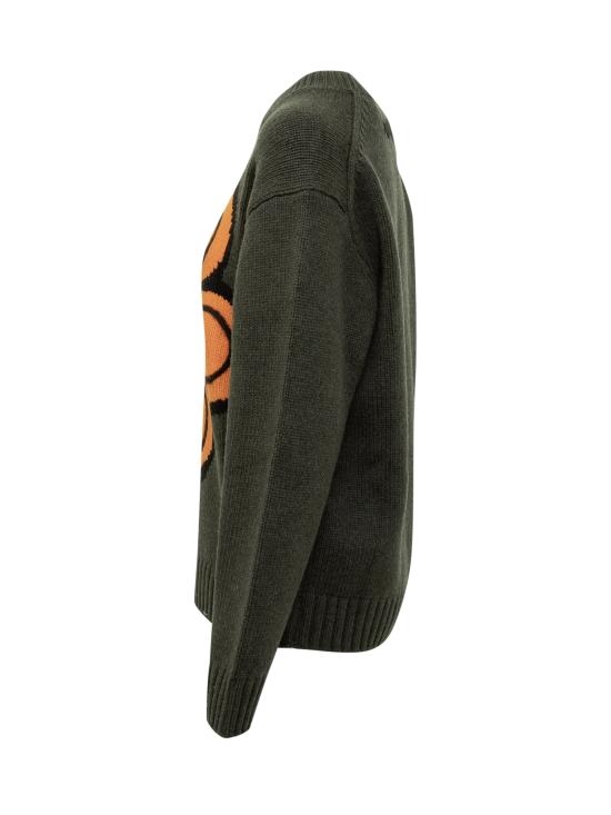 25FW 겐조 스웨터 FF65PU7413CK 50 KHAKI - KENZO