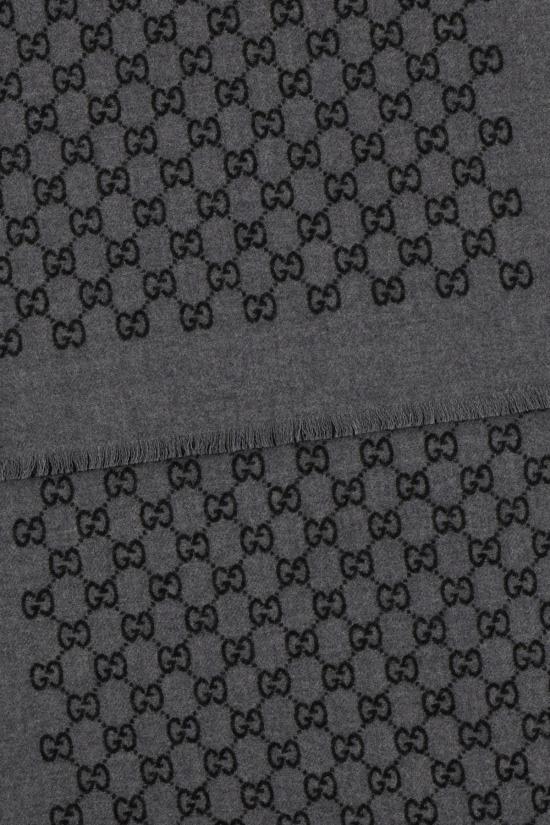 26SS 구찌 GG 자카드 울 스카프 3912464G200 1160 ANTHRACITE BLACK - GUCCI