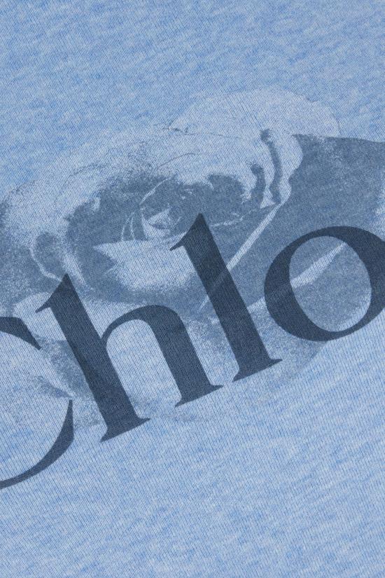 25FW 끌로에 반팔 티셔츠 CH25WJH03198 433 CEYLAN BLUE - CHLOE