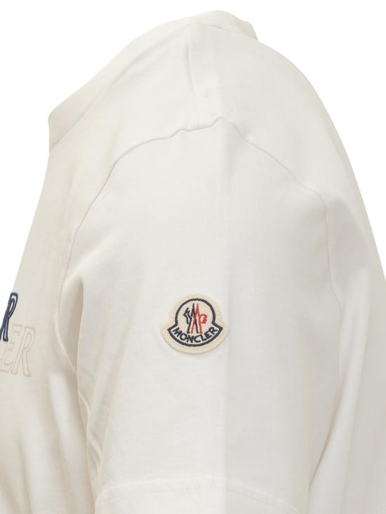 25FW 몽클레어 반팔 티셔츠 K20918C0005589AZ9 034 BIANCO - MONCLER