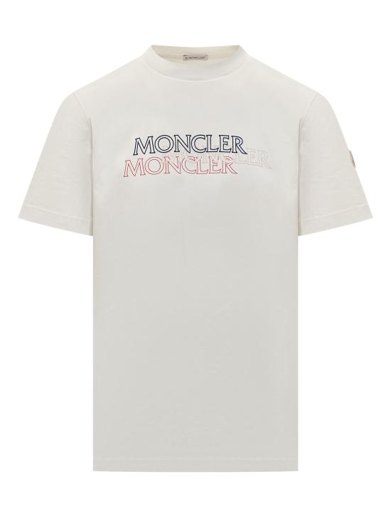 25FW 몽클레어 반팔 티셔츠 K20918C0005589AZ9 034 BIANCO