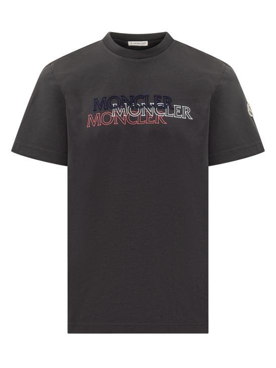 25FW 몽클레어 반팔 티셔츠 K20918C0005589AZ9 778 BLU