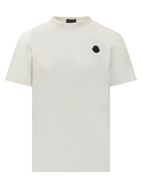 25FW 몽클레어 반팔 티셔츠 K20918C0003989AYW 031 BIANCO