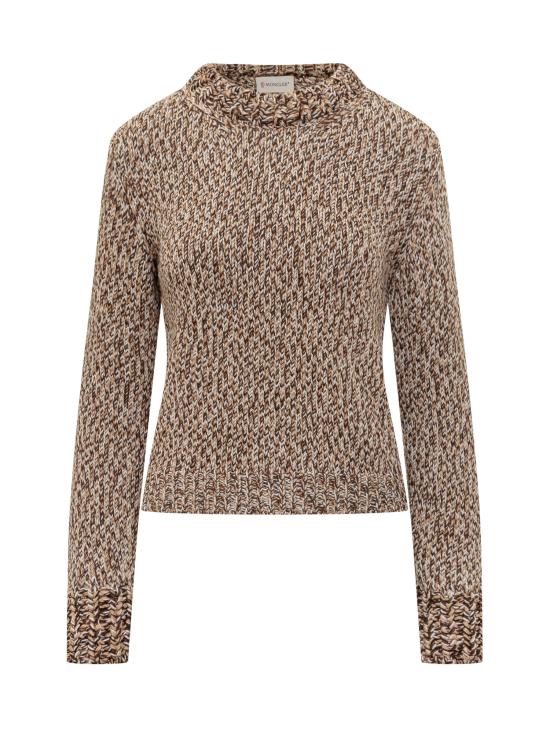 25FW 몽클레어 스웨터 K20939C00015M1282 P22 MARRONE