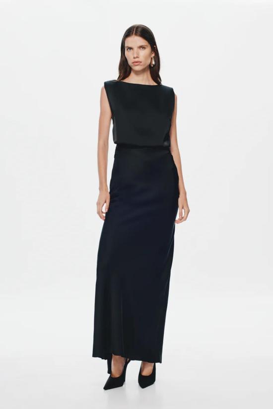  MISHA 롱 원피스 미샤 로키 새틴 드레스