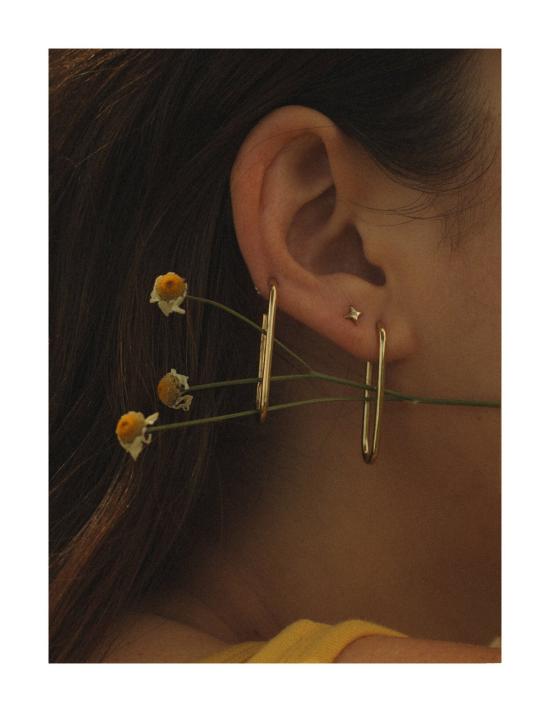  Concrete + Water 이어링 어니스트 후프스