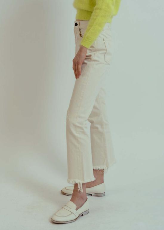  노엔드 데님 데님 팬츠 파라 본 킥 플레어 진 본 - NOEND DENIM