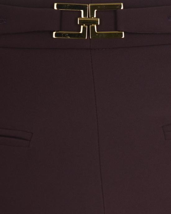 25FW 엘리자베타프랜치 스트레이트 팬츠 7283802 Black - ELISABETTA FRANCHI
