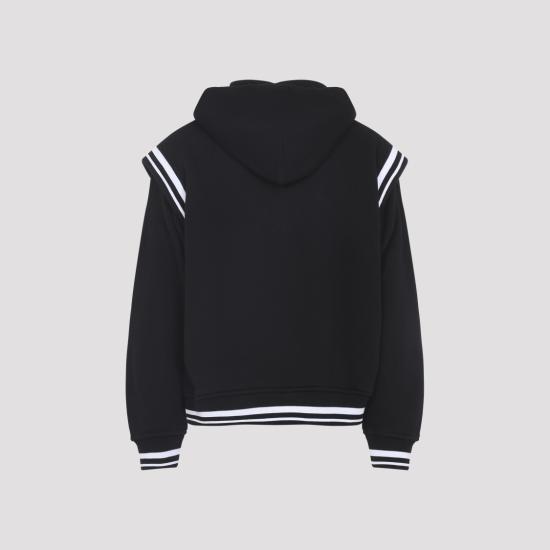 25FW 오프화이트 봄버 자켓 OMEK003F25FLE001 Black - OFF WHITE