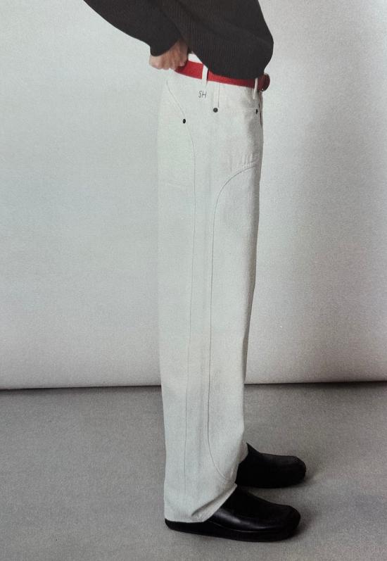  스틸히어 데님 팬츠 스틸 히어 뉴욕 서플라이 진