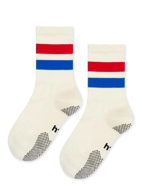  한셀 프롬 바젤 양말 한젤 바젤 바시티 스포티 그립 크루 - HANSEL FROM BASEL