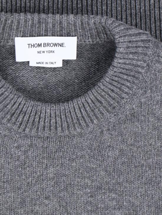 25FW 톰브라운 스웨터 FKA499A Y1029035 Grey - THOM BROWNE