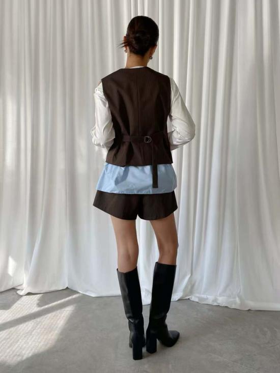  더 엔케이씨 스토어 베스트 Nkc 스토어 메건 브라운 조끼 - The NKC Store