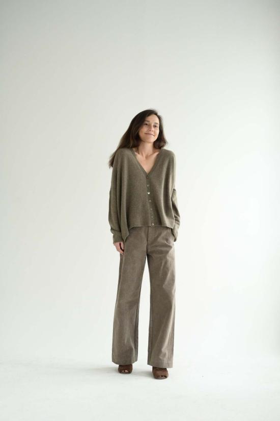  앨범 디 파밀리아 가디건 Album Di Famiglia 캐시미어 버튼 카디건 - ALBUM DI FAMIGLIA