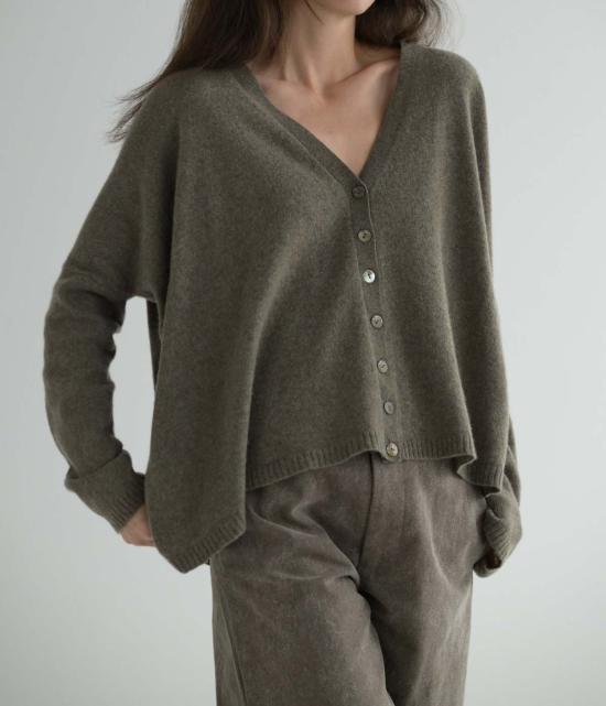  앨범 디 파밀리아 가디건 Album Di Famiglia 캐시미어 버튼 카디건