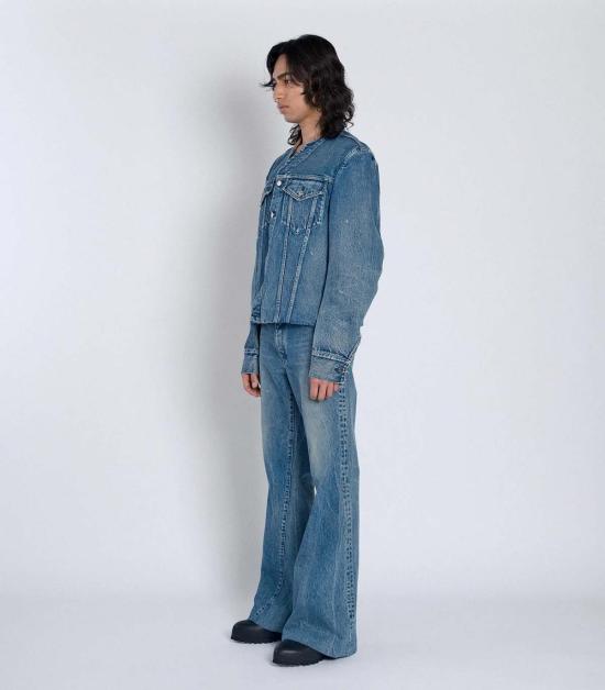  타나카 데님 팬츠 플레어 진 팬츠 - TANAKA