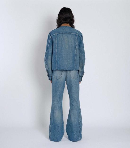  타나카 데님 팬츠 플레어 진 팬츠 - TANAKA