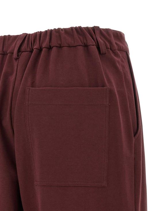  브루넬로 쿠치넬리 스트레이트 팬츠 MP827SN799C7235 Dark Red - BRUNELLO CUCINELLI