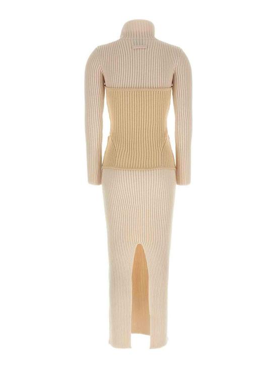  장 폴 고티에 미디 스커트 2503WDR005K0010103 White - JEAN PAUL GAULTIER