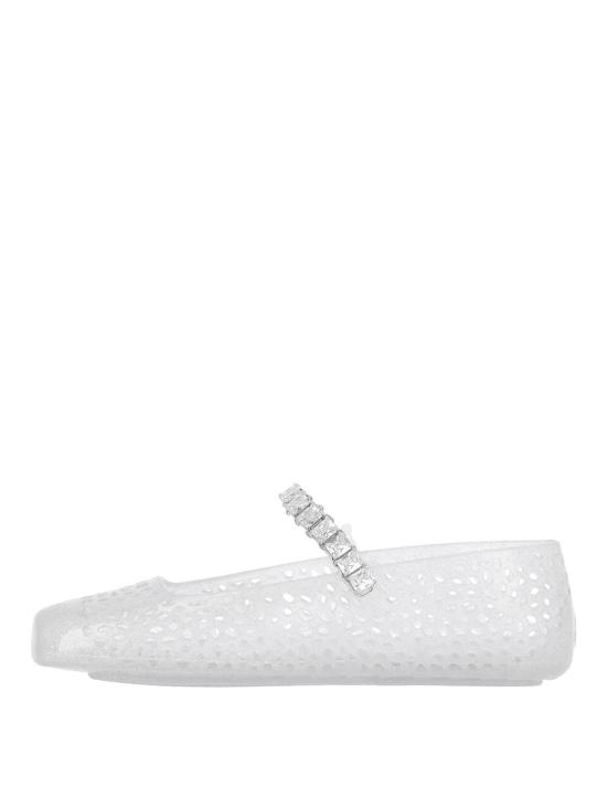 25FW 지미추 플랫 슈즈 THEJELLYNTXCLEARSILVERMIXCRYSTAL Silver - JIMMY CHOO