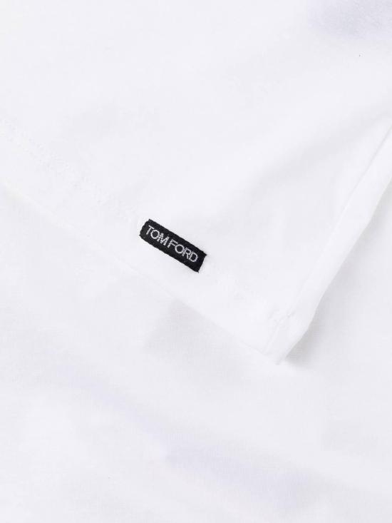 26SS 톰포드 반팔 티셔츠 T4M141410100 White - TOMFORD