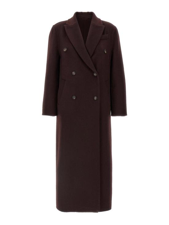 26FW 브루넬로 쿠치넬리 핸드크래프트 캐시미어 더블 비버 코트 MD5039895C4243