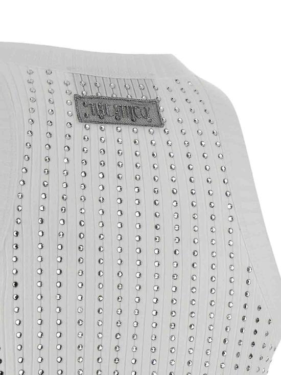  디 아티코 민소매 티셔츠 251WCN00004001 White - THE ATTICO