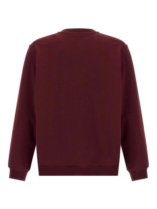  브루넬로 쿠치넬리 테크노 코튼 프렌치 테리 프린트 스웨트셔츠 MW8633380GC3985 Dark Red - BRUNELLO CUCINELLI