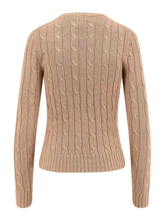 26SS 폴로 랄프로렌 폴로 자수 케이블 니트 스웨터 211971795002 Camel - POLO RALPH LAUREN