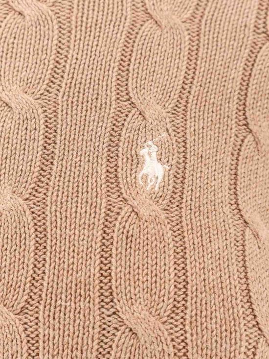 26SS 폴로 랄프로렌 폴로 자수 케이블 니트 스웨터 211971795002 Camel - POLO RALPH LAUREN