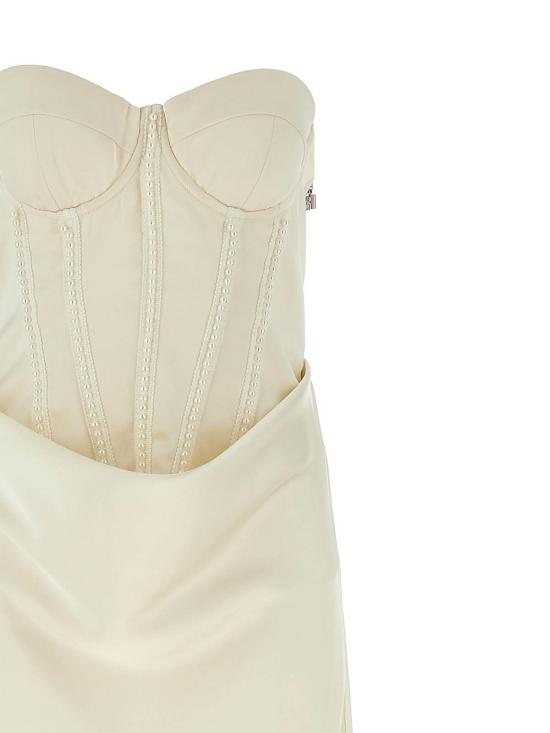 26SS 로테이트 바이 크리스텐슨 미디 스커트 112129857857 White - ROTATE BY BIRGERCHRISTENSEN