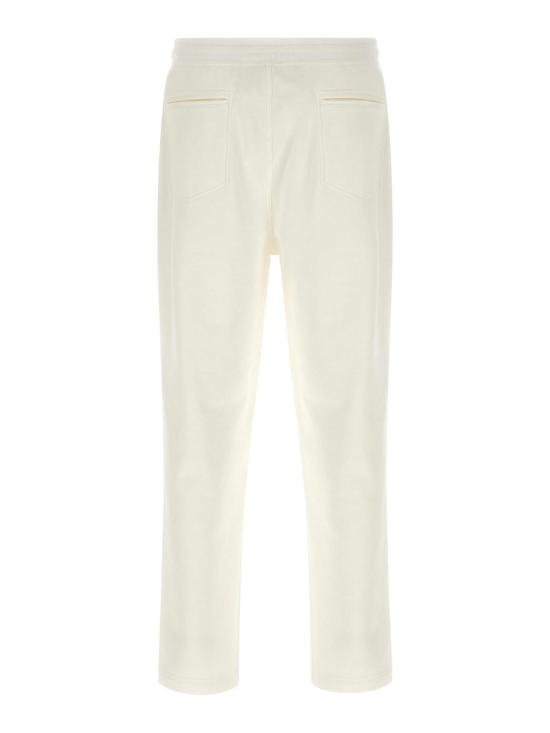 26FW 브루넬로 쿠치넬리 트레이닝/조거 팬츠 MW8633381GC7220 White - BRUNELLO CUCINELLI