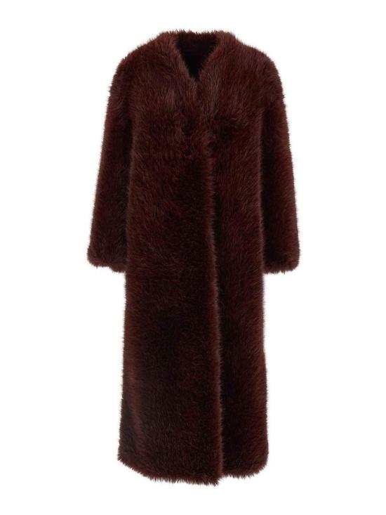 25FW 비비 쿠튀르 코트 BISCUITBORDEAUX Dark Red - B&B COUTURE